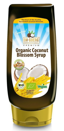 Zahăr, Sare, Îndulcitori, Agenți de Îngroșare - Sirop din nectar de flori de cocos bio 350 g Dr. Goerg