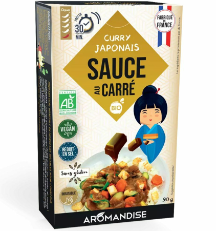 Ready To Eat, Semipreparate, Culturi - Sos curry japonez, cuburi, 5 buc., 90 g, Aromandise