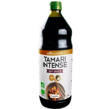 Produse Tradiționale Japoneze - Sos de soia tamari intens bio 1 l Aromandise