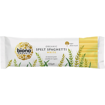 Paste - Spaghetti din grâu spelta alb bio 500 g Biona