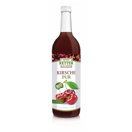 Băuturi, Sucuri, Înlocuitor Cafea, Kombucha - Suc de cireșe pur bio 750 ml Retter