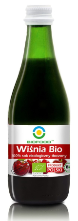 Băuturi, Sucuri, Înlocuitor Cafea, Kombucha - Suc de vișine bio 300 ml Biofood