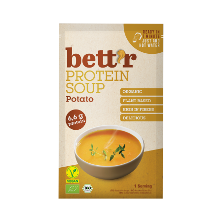Ready To Eat, Semipreparate, Culturi - Supă instant proteică cu cartofi bio 30g Bettr