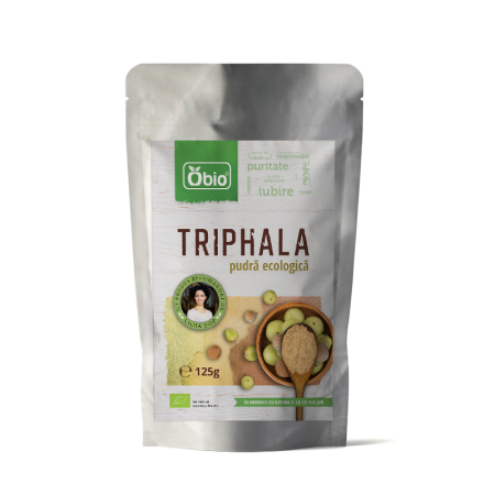 Pulberi și Superalimente - Triphala pudră bio 125g Obio