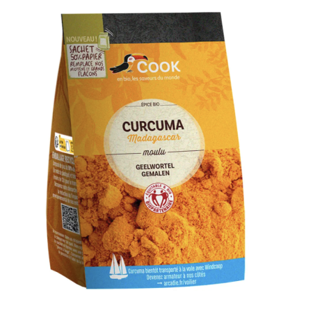 Condimente, Esențe, Întăritor pentru Frișcă - Turmeric pudră bio 100g Cook
