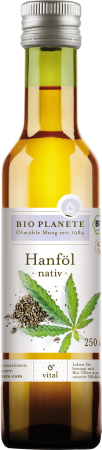Ulei, Tahini, Oțet - Ulei de cânepă nativ bio 250 ml Bio Planète