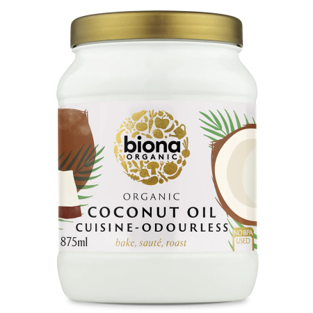 Ulei, Tahini, Oțet - Ulei de cocos dezodorizat pentru gătit bio 875 ml Biona