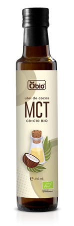 Ulei, Tahini, Oțet - Ulei de cocos MCT C8 + C10 bio Bio 250 ml Obio