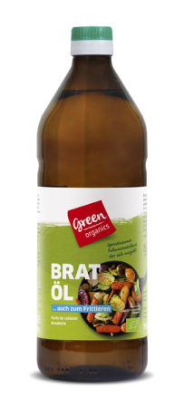 Ulei, Tahini, Oțet - Ulei de floarea-soarelui dezodorizat pentru prăjit bio 750 ml Green Organics
