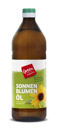 Ulei, Tahini, Oțet - Ulei de floarea-soarelui presat la rece bio 750 ml Green Organics