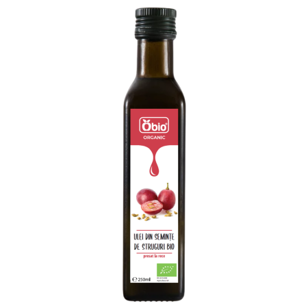 Ulei, Tahini, Oțet - Ulei din semințe de struguri bio 250 ml Obio