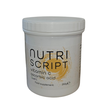 Suplimente Certificate IBA si MS - Vitamina C pulbere 250 g Nutriscript