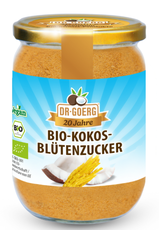 Zahăr, Sare, Îndulcitori, Agenți de Îngroșare - Zahăr din nectar de flori de cocos bio 280g Dr. Goerg