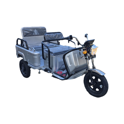 Triciclu Electric cu Bena sau 2 locuri 800W Visiniu [5]