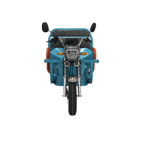 Triciclu Electric cu remorca Albastru 1000W [1]