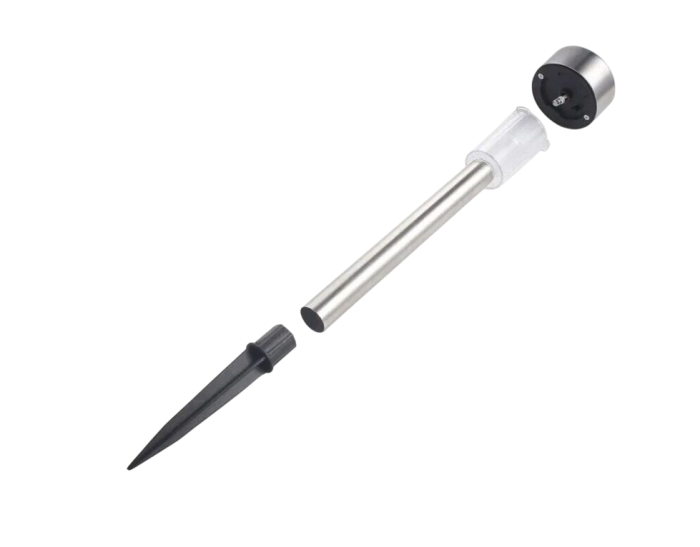 Lampa Solara Argintie LED 30 cm IP44 8h [3]