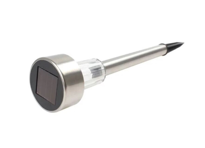 Lampa Solara Argintie LED 30 cm IP44 8h [2]