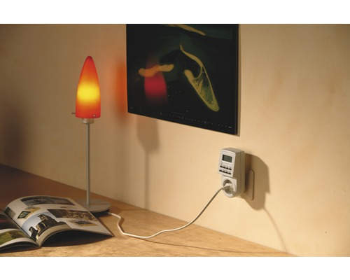 Priza Programabila Digital 3500W LCD Alb [2]