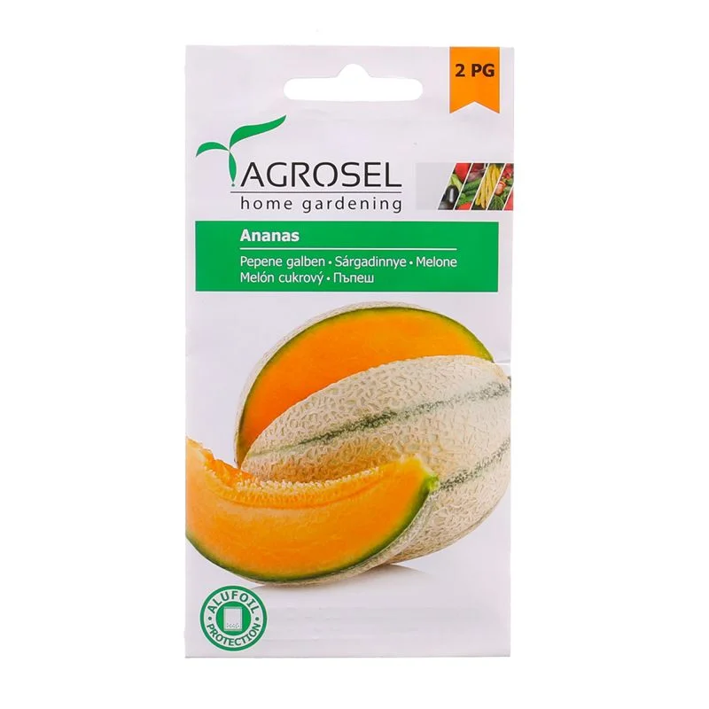 Seminte de pepeni galbeni - Seminte pepene galben Ananas Agrosel soi semitardiv