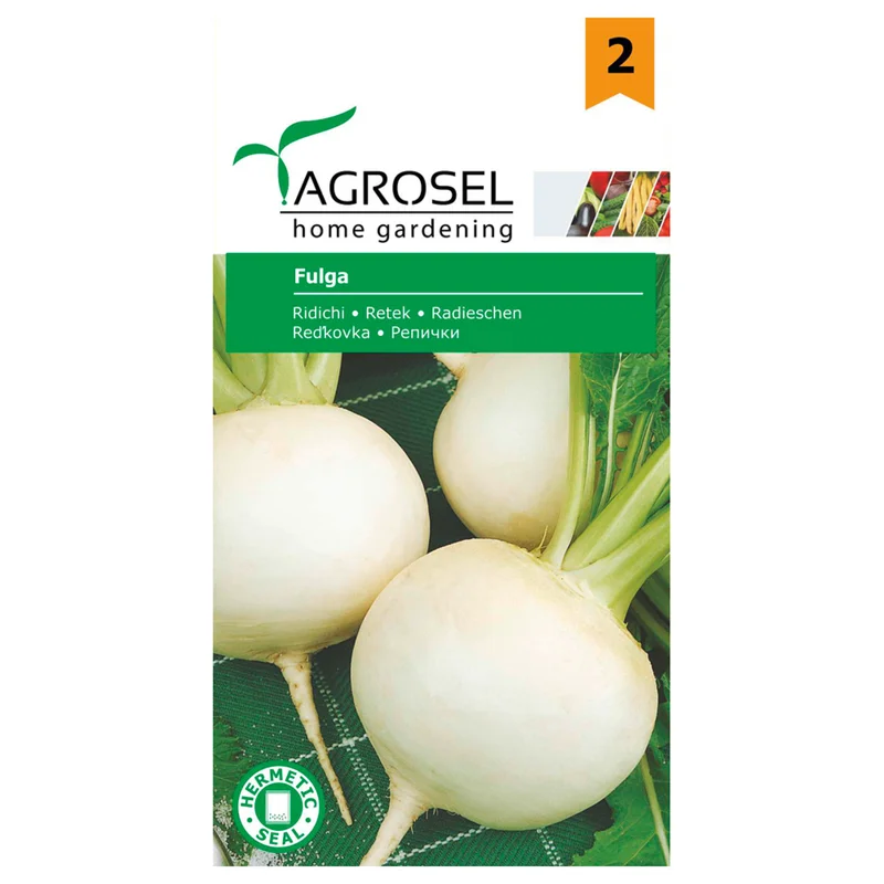 Seminte de ridichi - Seminte ridiche Fulga Agrosel, soi alb
