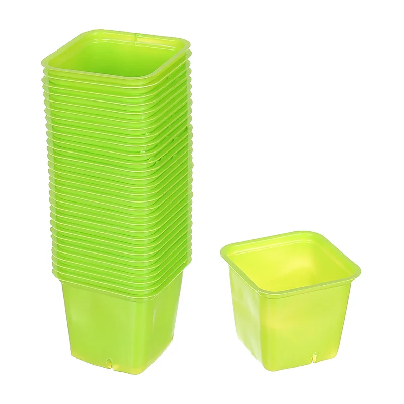 Ghiveci Rasad Polipropilena 6x6 cm Verde 100 ml [2]