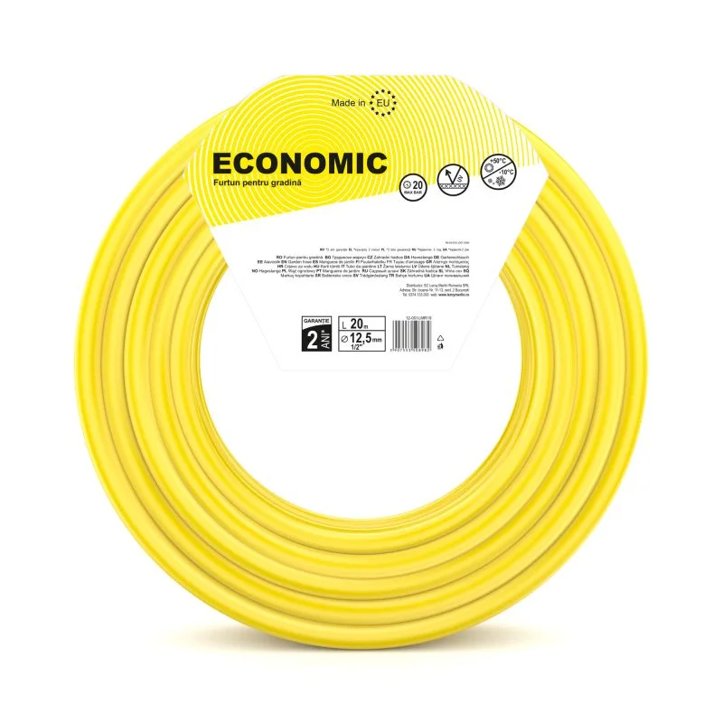 Aspersie si Microaspersie - Furtun Gradina Economic 1/2" (20m/20bar) - PVC 3 Straturi Armat