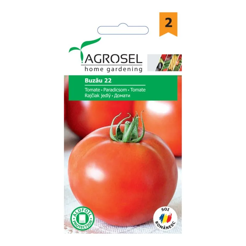 Seminte de tomate - Seminte rosii de Buzau 22 Agrosel soi semitimpuriu