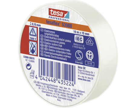Banda Electroizolatoare Tesa 15mm x 10m Alba [1]