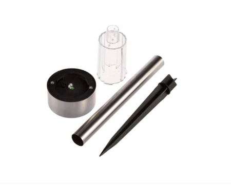 Lampa Solara Argintie LED 30 cm IP44 8h [3]