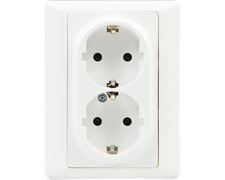 Priza Dubla Impamantare Legrand Valena Life Alba Rama [1]