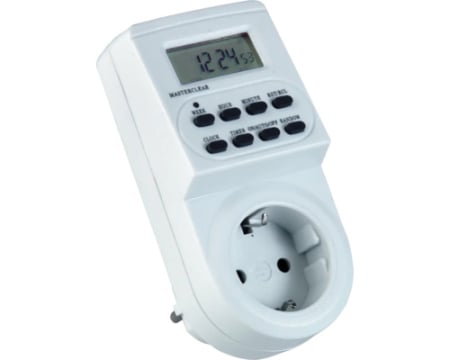 Uz Casnic - Priza Programabila Digital 3500W LCD Alb