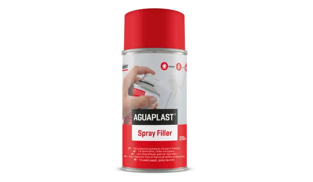 Gleturi pentru pereti din zidarie si rigips - AGUAPLAST SPRAY FILLER glet pentru mici reparații