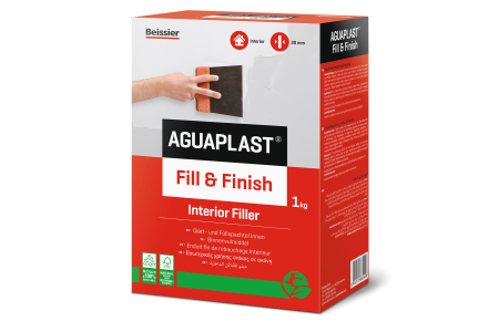 Gleturi pentru pereti din zidarie si rigips - AGUAPLAST FILL& FINISH glet pentru reparatii si finisări 1 kg