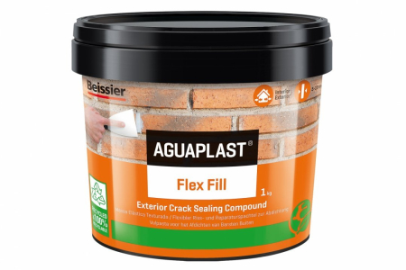Pereti exteriori - AGUAPLAST FLEX FILL chit exterior gata preparat cu fibră de armare 1kg