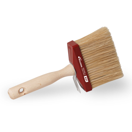 Pistoale silicon / spuma - Bidinea profesionala cu peri naturali si sintetici si maner de lemn S.Pro