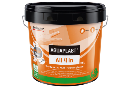 Gleturi pentru pereti din zidarie si rigips - Glet universal gata preparat pentru interior All 4 In Aguaplast