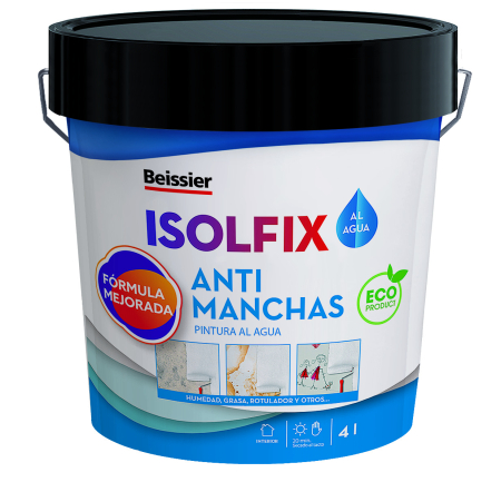 ISOLFIX Vopsea ecologică pe baza de apa ALBA pentru acoperirea petelor [1]