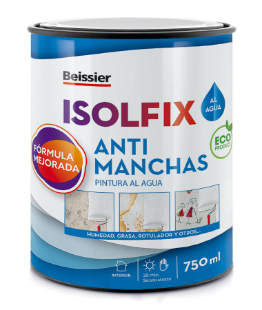 Amorse fixatoare grunduri si vopsele pe bază de apă - ISOLFIX Vopsea ecologică pe baza de apa ALBA pentru acoperirea petelor
