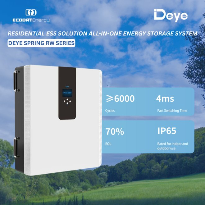 Sistem all-in-one Deye RW-F5.3-1H3 invertor hibrid cu baterie 5.3kWh LiFePO4 [3]