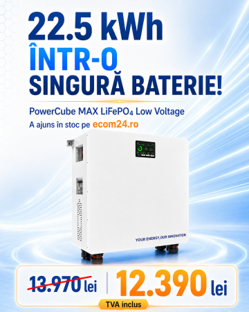 BATERII LOW VOLTAGE - Acumulator Powercube Max 22 Lifepo4 22.5Kwh IP21