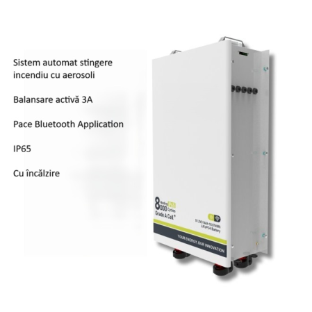 BATERII SISTEM FOTOVOLTAIC - Acumulator Tower Xtreme Lifepo4 16KWh Ip65 cu Incalzire