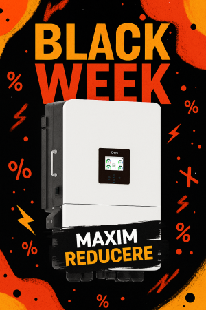 BLACK WEEK - Invertor Deye Hibrid 20 kW SUN-20K-SG05LP3-EU Trifazat 48V - ecom24