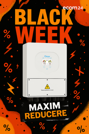 BLACK WEEK - Invertor Hibrid Deye 6kW SUN-6K-SG03LP1-EU