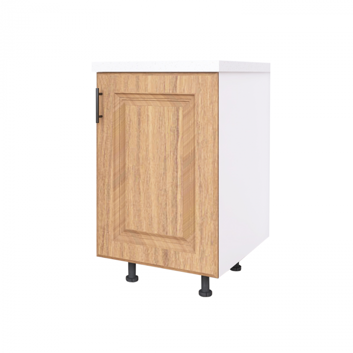 Corp Bucatarie H80 x A50 x L40 cm, Culoare Front  MDF Nuc , Blat Termorezistent [2]