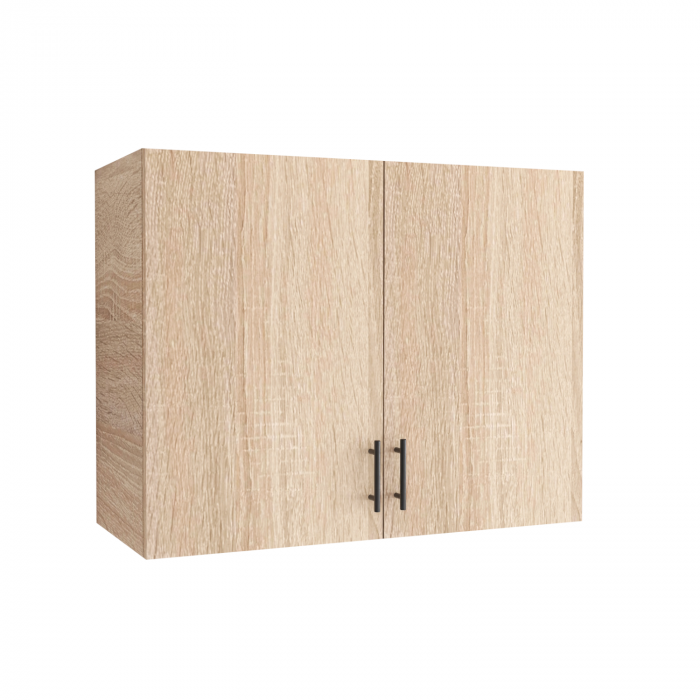 Corp bucatarie suspendat L80 x A30x H60 cm, 2 usi, PAL 18mm, Culoare Stejar Sonoma [1]