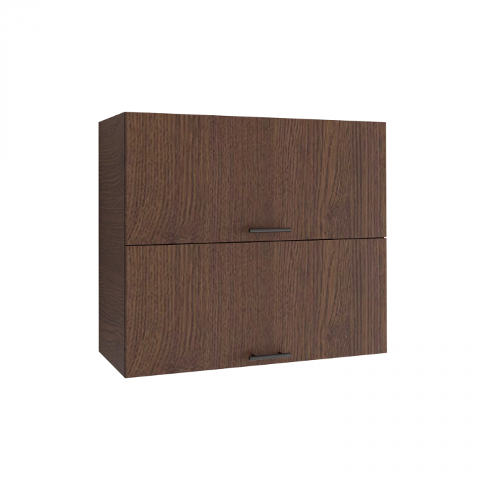 Corp bucatarie suspendat orizontal L80 x A30 x H60 cm, 2 usi, PAL 18mm, Culoare Wenge [1]