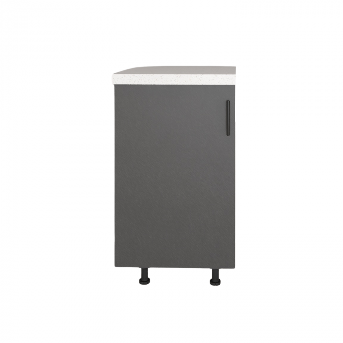 Corp Inferior Bucatarie Gri Antracit, H80 x L40 x A50 cm, Front MDF VOPSIT, Pal 18mm [3]