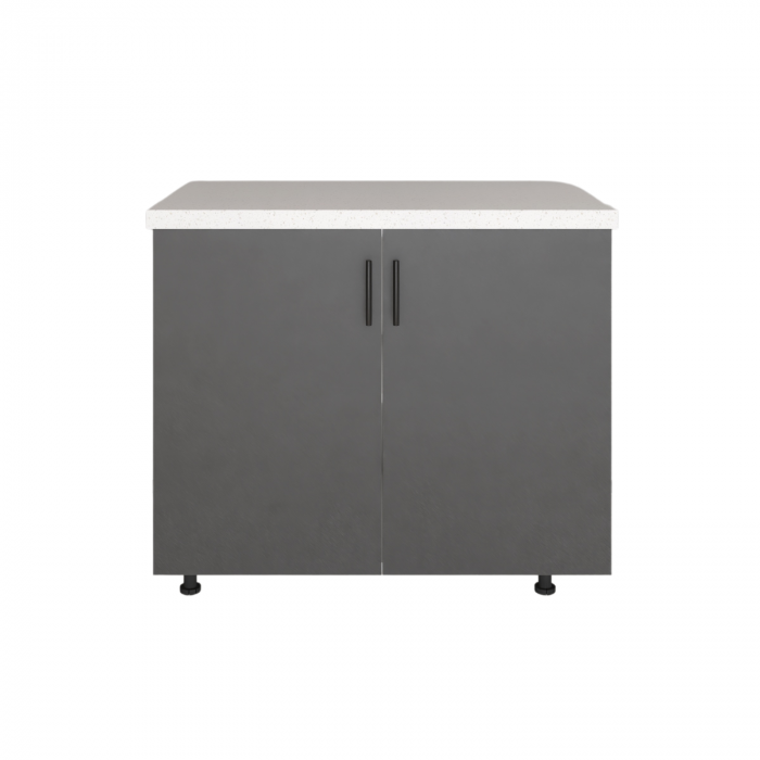 Corp Inferior Bucatarie Gri Antracit, H80 x L80 x A50 cm, Front MDF  VOPSIT, Pal 18mm [3]