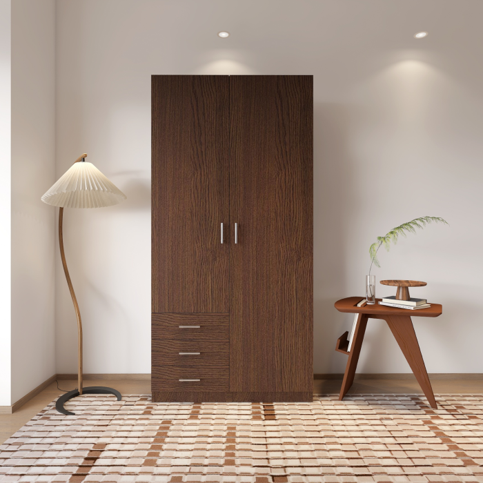 Dulap 2 usi si 3 sertare, H200 x L80 x A50cm, Material Pal 18mm, Culoare Wenge [4]