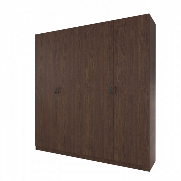 Dulap cu 4 ui H200 x A52 x L160cm, Culoare Wenge, Pal 18mm [5]